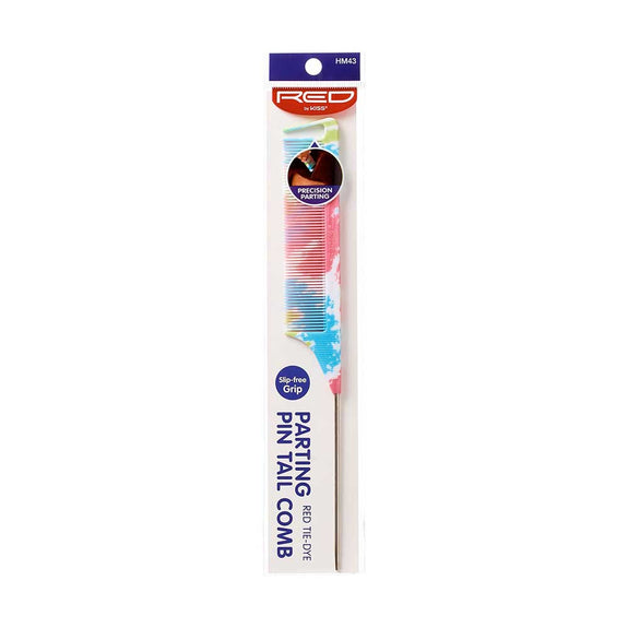 RED BY KISS Pattern Parting Pin Tail Comb