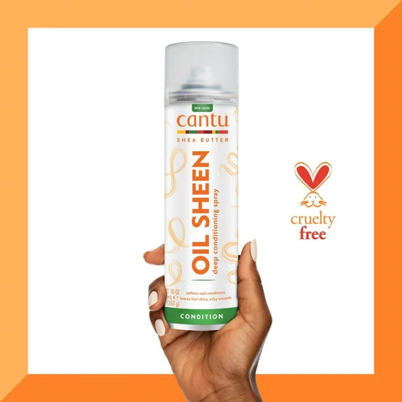 Cantu Shea Butter Oil Sheen Deep Conditioning Spray, 10 oz