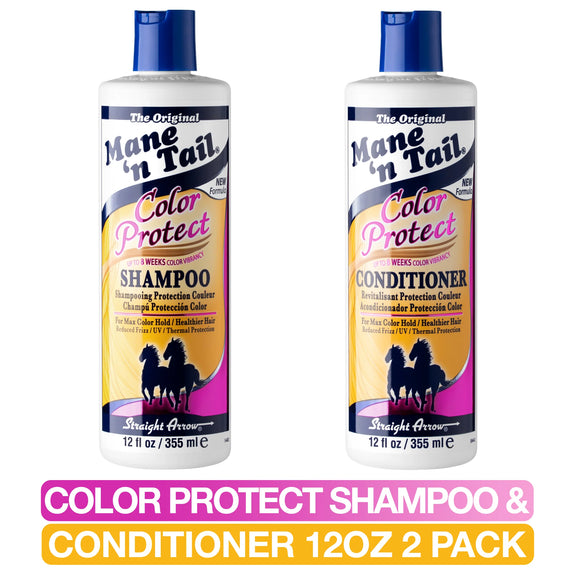 MANE N TAIL COLOR PROTECT SHAMPOO  -12 OZ AND CONDITIONER -12 OZ DUAL SET