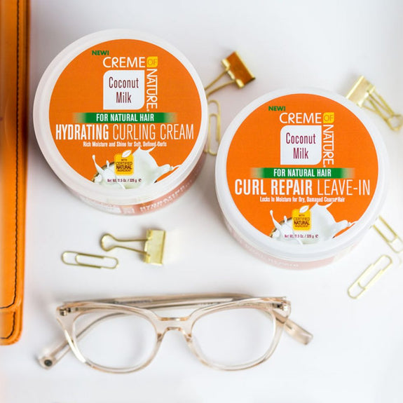 CREME  OF NATURE Coconut Milk Hydrating Curling Cream 11.5 OZ