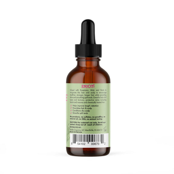 MIELLE Rosemary Mint Scalp & Hair Strengthening Oil-2 OZ
