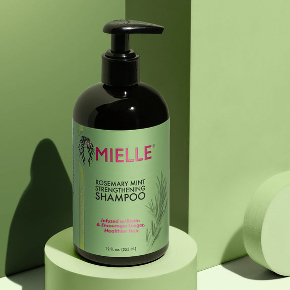 MIELLE Rosemary Mint Strengthening Shampoo-12 oz