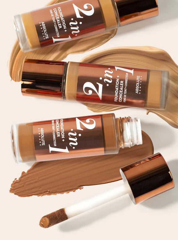 ABSOLUTE NEW YORK 2-in-1 Foundation + Concealer