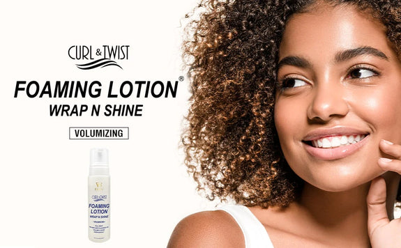 EBIN CURL & TWIST FOAMING LOTION - VOLUMIZING -250 ML