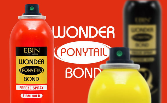 EBIN WONDER PONYTAIL BOND FREEZE SPRAY FIRM HOLD 8OZ/ 245ML