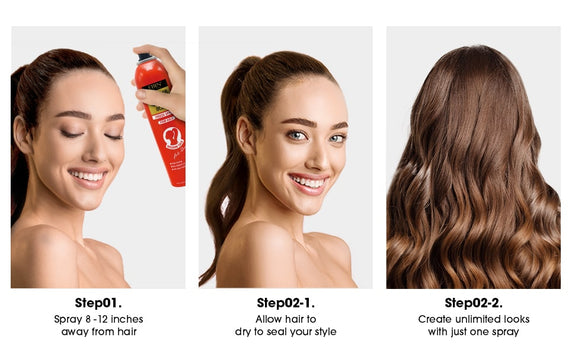EBIN WONDER PONYTAIL BOND FREEZE SPRAY FIRM HOLD 8OZ/ 245ML