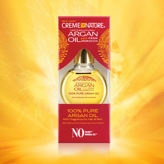 CREME  OF NATURE ARGAN OIL FROM MOROCCO 100% Pure Argan Oil  1 OZ