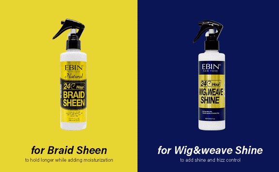 EBIN 24 HOUR ARGAN OIL WIG SHINE SPRAY - 8.5OZ/ 250ML