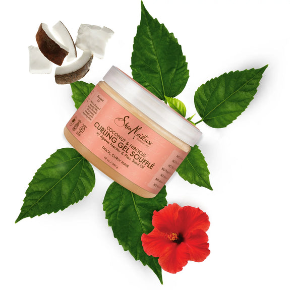 SHEA MOISTURE COCONUT & HIBISCUS CURLING GEL SOUFFLÉ 326ML