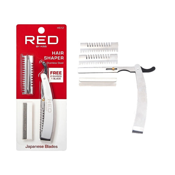 RED BY KISS Stainless Steel Hair Shaper with Guides