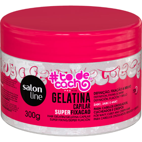 Salon Line todecacho  Gelatina Capilar Super Fixacao 300g