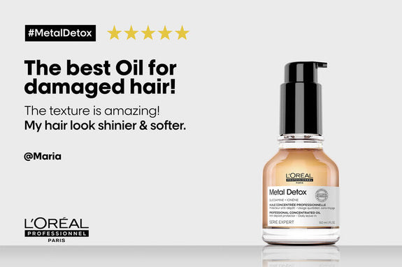L'ORÉAL PROFESSIONNEL SERIE EXPERT  METAL DETOX ANTI DEPOSIT PROTECTOR CONCENTRATED OIL 50ML