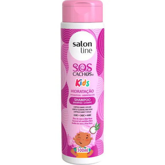 SALON LINE SOS CACHOS KIDS HYDRATION SHAMPOO 300 ML