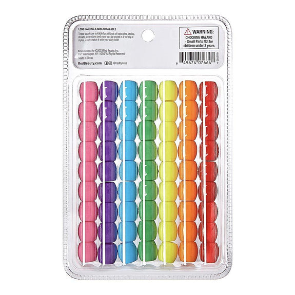 RED BY KISS Jumbo Vivid Assorted Hair Beads (63pcs)