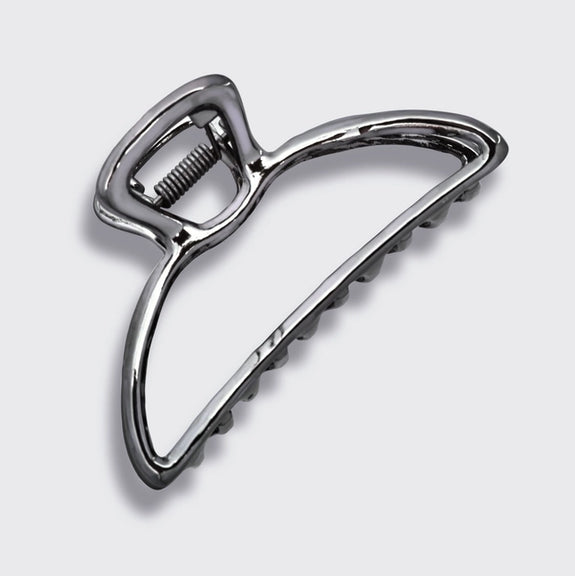 KITSCH Open Shape Claw Clip - Hematite