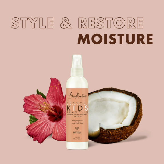 SheaMoisture Coconut & Hibiscus Kids Extra-Moisturising Detangler 8oz