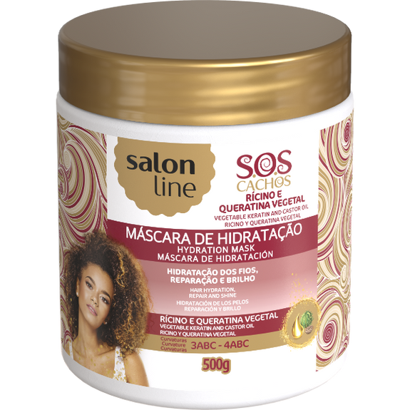 SALON LINE SOS CASTOR AND KERATIN EXTREME REPAIR  AND HYDRATION MASK