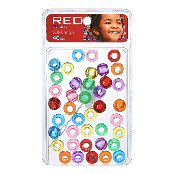 RED BY KISS XX-Large Hair Beads (40pcs)
