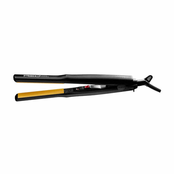 RED BY KISS1 1/2 " CERAMIC TOURMALINE FLAT IRON FAST HEAT UP