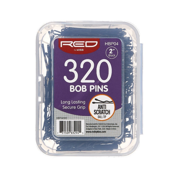 RED BY KISS Bob Pins 2″ (320pcs)