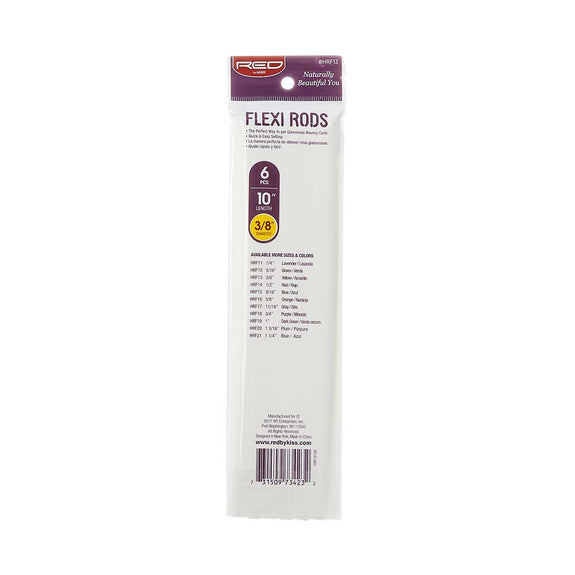 RED BY KISS Flexi Rods 10″ Length Yellow