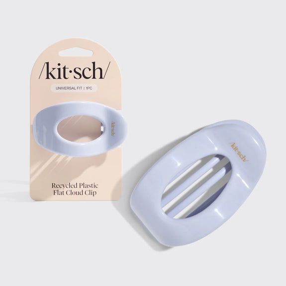 KITSCH Recycled Plastic Medium Flat Cloud Clip - Hydrangea Breeze