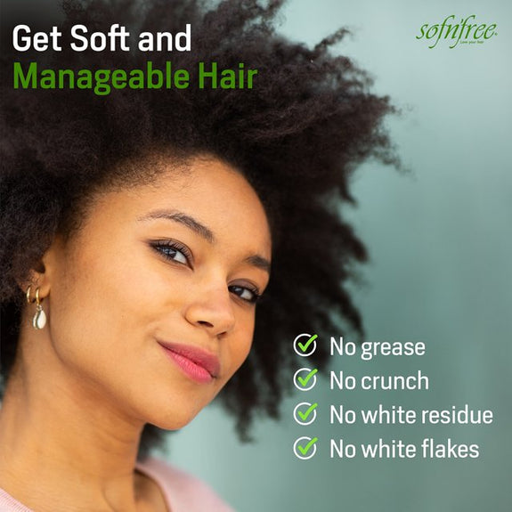Sofn’Free Moisturizer & Curl Activator for Natural Hair, Soft Curls, and Waves