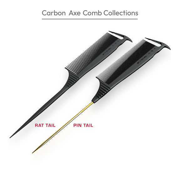 RED BY KISS Carbon Axe Parting Comb