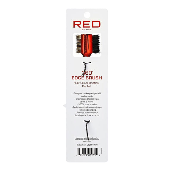 RED BY KISS 4-in-1 360° Edge Brush with Pin Tail