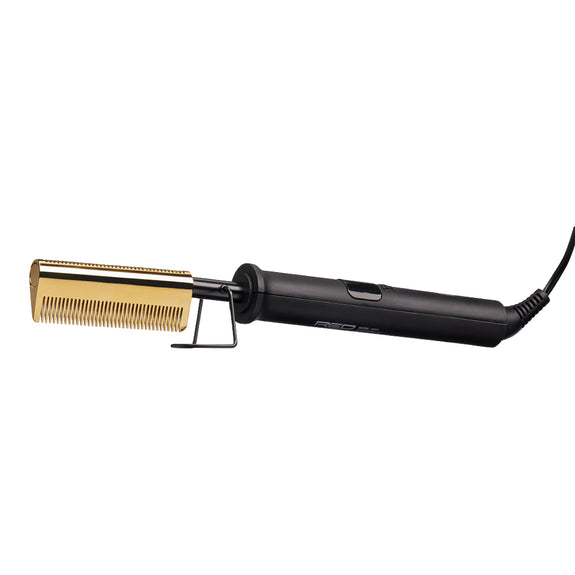 RED BY KISS HOT STYLER PRESSING COMB  DOUBLE SIZED TEETH FAST HEAT-UP