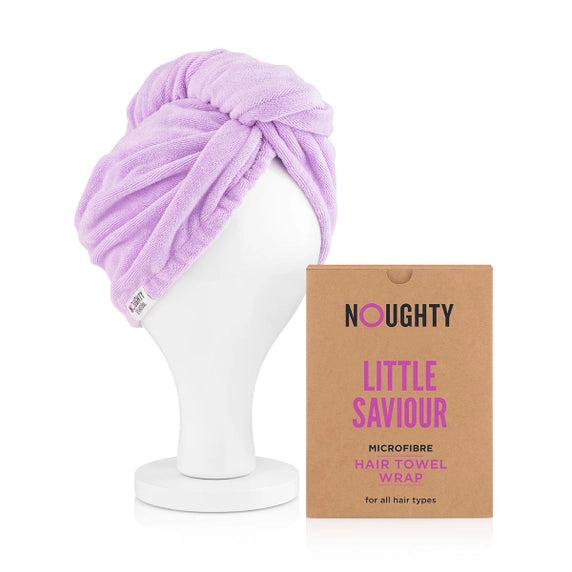 NOUGHTY Microfibre Hair Towel - the Purple One