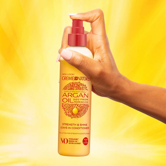 CREME  OF NATURE ARGAN OIL FROM MOROCCO Strength & Shine Leave-in Conditioner 8.45 OZ
