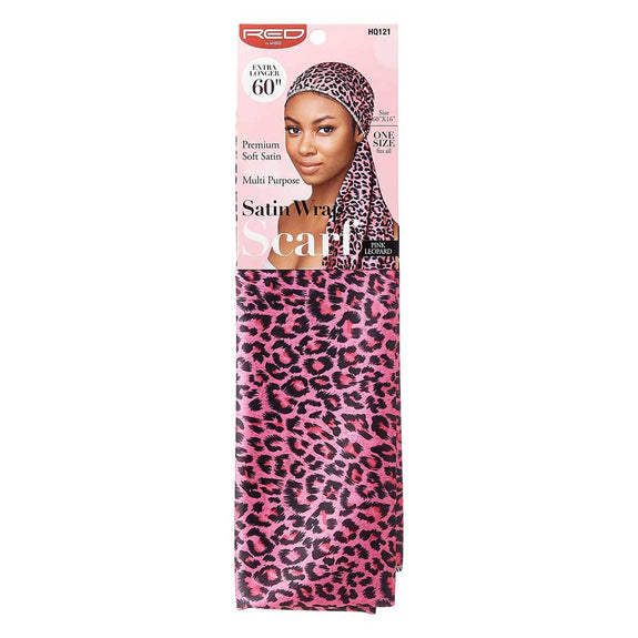 RED BY KISS Silky Satin Wrap Scarf 60″X16″