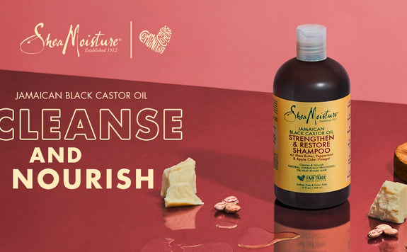 Shea Moisture Strengthen, Grow & Restore Shampoo and Conditioner Set, Jamaican Black Castor Oil Combination Pack, 13 oz Shampoo & 13 oz. Conditioner