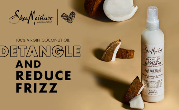 SheaMoisture 100% Virgin Coconut Oil Leave-in Conditioner Treatment 100% Extra Virgin Coconut Oil 8 oz