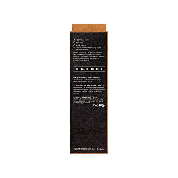 RED BY KISS Premium Beard Medium Soft Club Brush