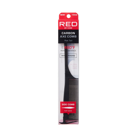 RED BY KISS Carbon Axe Parting Comb