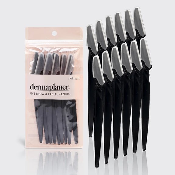 KITSCH Dermaplaner 12 Pack - Black
