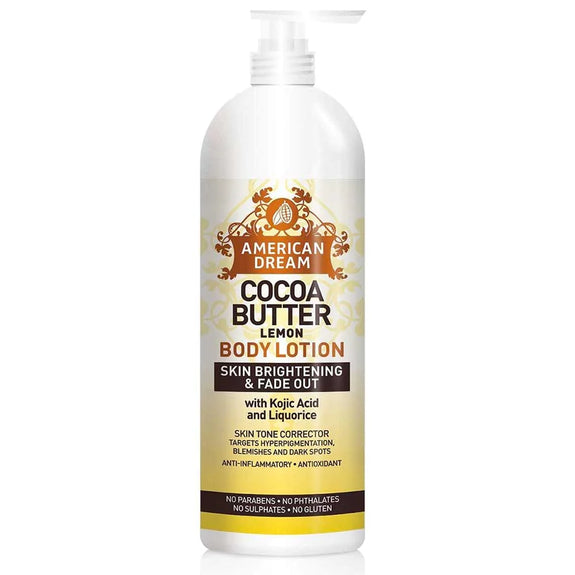AMERICAN DREAM COCOA BUTTER LEMON BODY LOTION