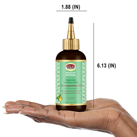 AFRICAN PRIDE "FEEL IT" FORMULA STRENGTHENING OIL, 4OZ