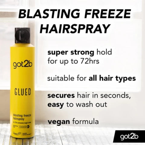 GOT2B GLUED HAIRSPRAY BLASTING FREEZE HOLD