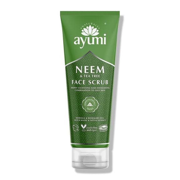 Ayumi Neem & Tea Tree Face Scrub For Acne 125ml