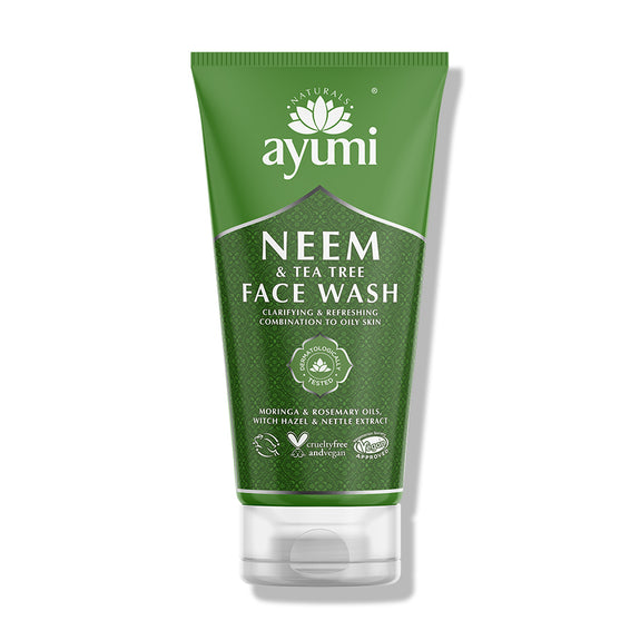AYUMI Neem and Tea Tree Face Wash 150ml | Pimple | Acne Skin