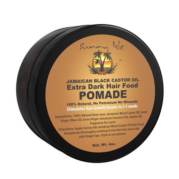 SUNNY ISLE Extra Dark  JAMAICAN BLACK CASTOR OIL HAIR POMADE