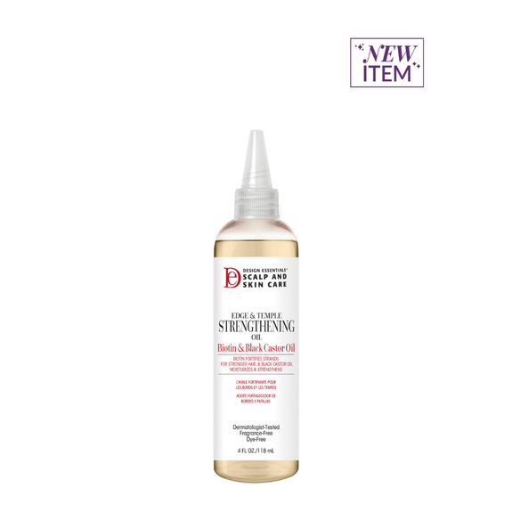 DESIGN ESSENTIALS  Scalp & Skin Care Edge & Temple Strengthening Oil-118 ML