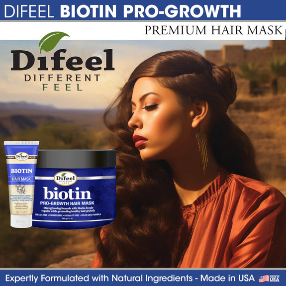 DIFEEL BIOTIN PRO-GROWTH HAIR MASK 8 OZ