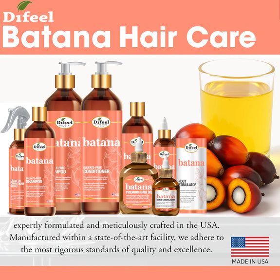 DIFEEL BATANA  SULFATE FREE SHAMPOO 33 OZ