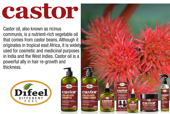 DIFEEL CASTOR PRO-GROWTH SHAMPOO