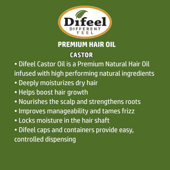 DIFEEL PREMIUM NATURAL HAIR OIL  CASTOR OIL