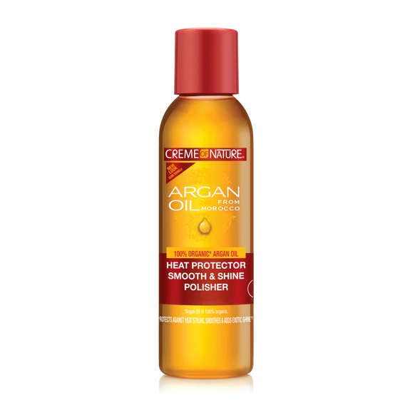 CREME OF NATURE ARGAN OIL FROM MOROCCO  Heat Protector Smooth & Shine Polisher 118 ML